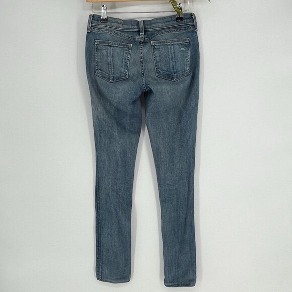 Rag & Bone Monument Low Rise Skinny Jeans Size 25 Y2K Stretch Denim W1502K520 - Picture 3 of 10